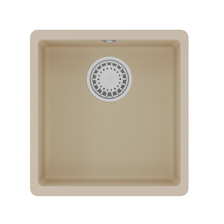 Кухонная мойка Lemark SINARA 400-U  бежевый 9910062