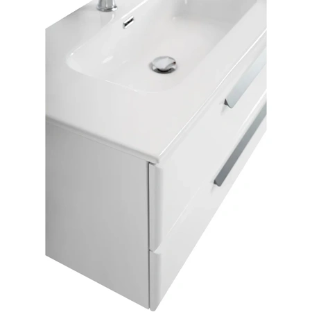 Тумба под раковину Cezares ECO-CER-N-1200-2C-SO-BL-L Bianco Lucido без ручек