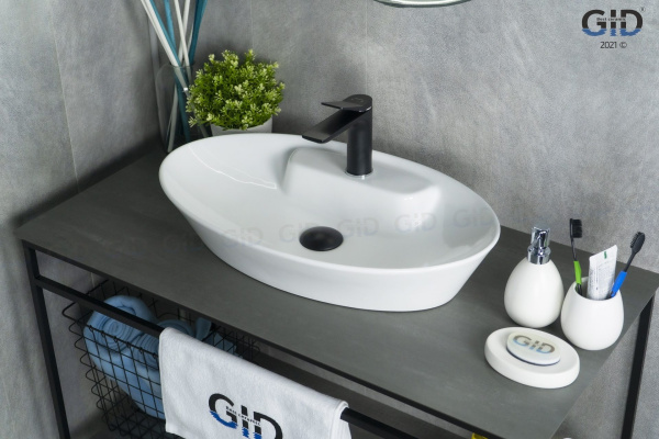 Раковина накладная (61х37) Gid N9398