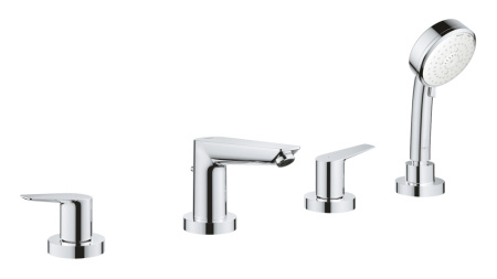 Смеситель на борт ванны Grohe BauEdge New 25120 10A (2512010A) хром