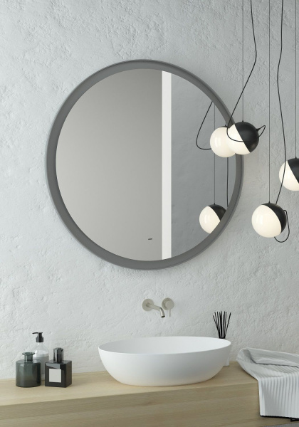 Зеркало с подсветкой Art&Max Napoli AM-Nap-1000-DS-F-Grey