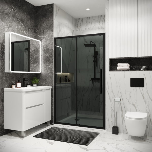 Душевая дверь (110х195) Grossman Cosmo 100.K33.02.110.21.10, раздвижная