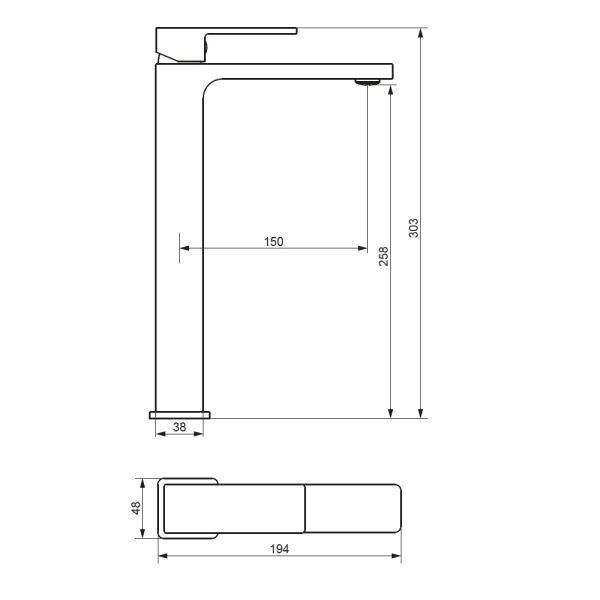 Смеситель для раковины Damixa Gala 530250000