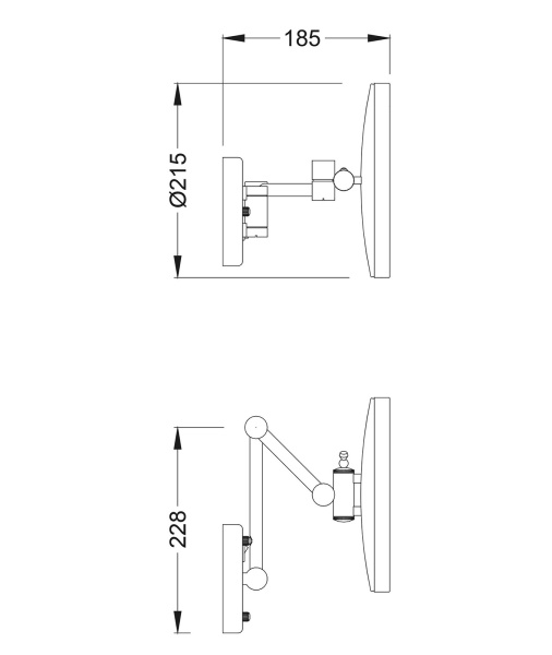 Зеркало косметическое Timo Nelson 150074/00