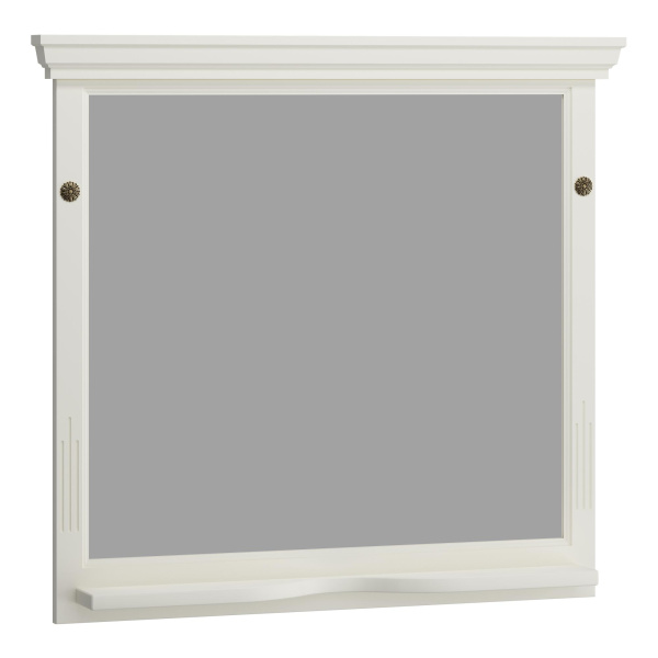 Зеркало Opadiris Риспекто 100 00-00007047  слоновая кость, с выключателем, без светильника