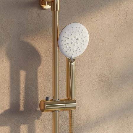 Душевая система IDDIS Cloud CLOWG00i06, золото/белый