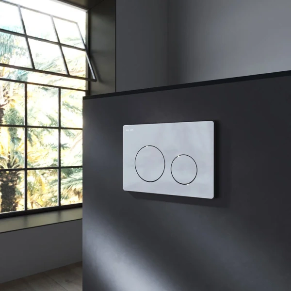 Комплект унитаза с инсталляцией Am.Pm Sense FlashClean IS90151.8F1701 с сиденьем микролифт, кнопка хром глянец