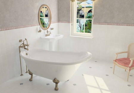 Ванна из искусственного камня Astra-Form Роксбург (171х79) 01010032 белый глянец