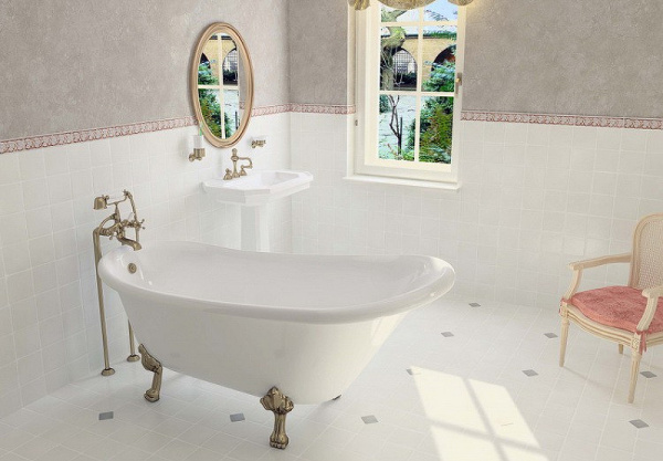 Ванна из искусственного камня Astra-Form Роксбург (171х79) 01010032 белый глянец