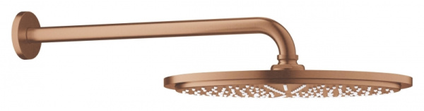 Верхний душ с кронштейном Grohe Rainshower Cosmopolitan 26066 DL0 (26066DL0) теплый закат матовый Верхний душ с кронштейном Grohe Rainshower Cosmopolitan 26066 DL0 (26066DL0) теплый закат матовый