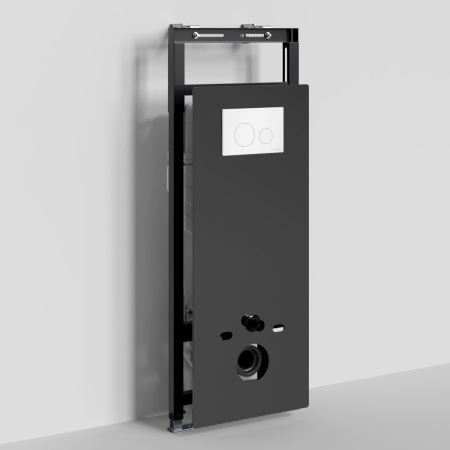 Инсталляция для подвесного унитаза WasserKraft Salm 27TLT.010.ME.BL.WH02