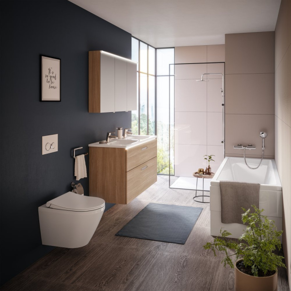 Подвесной унитаз инсталляцией с микролифтом  VitrA Integra 9856B003-7205