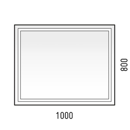 Зеркало (100х80) Corozo Барго SD-00000804