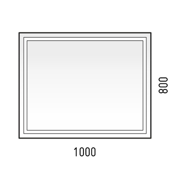 Зеркало (100х80) Corozo Барго SD-00001187