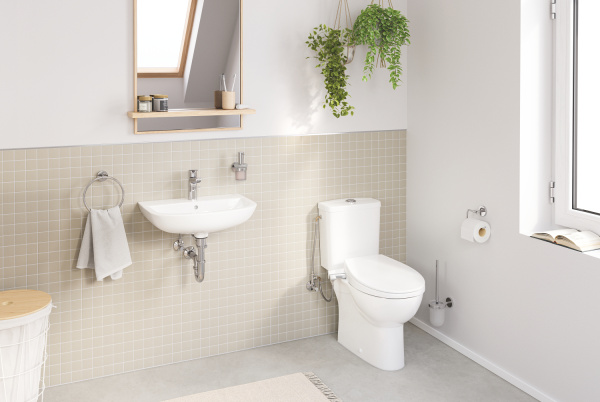 Смывной бачок для унитаза Grohe Bau Ceramic 39437 000 (39437000) наполнение с боку Смывной бачок для унитаза Grohe Bau Ceramic 39437 000 (39437000) наполнение с боку