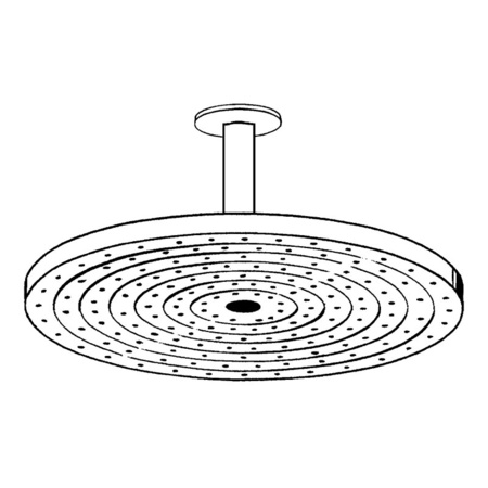 Верхний душ с кронштейном Hansgrohe Raindance S 240 1jet EcoSmart 27463000 хром