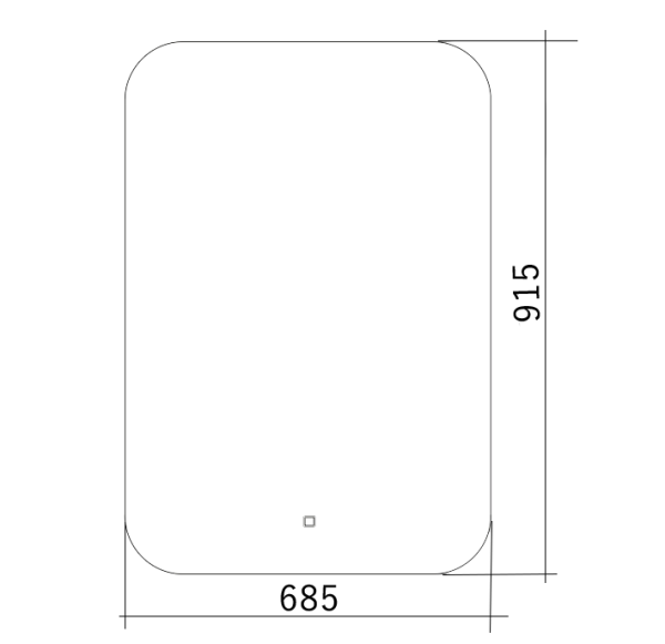 Зеркало (69х92) Silver Mirrors  Паллада LED-00002242