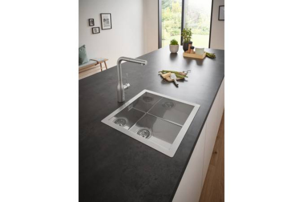 Мойка из нержавеющей стали GROHE K700 Cube 31578SD1