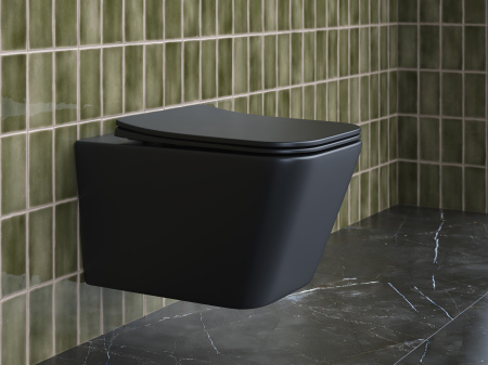 Подвесной унитаз Ceramica Nova Metric Rimless CN3007MB