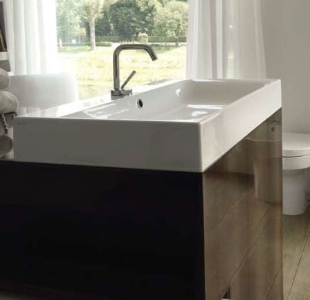 Раковина подвесная (70х45) Kerasan Cento 353201*1 белая