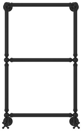 Полотенцесушитель Водяной Сунержа Ренессанс 1304 (86х50) Матовый Черный 31-0280-8650