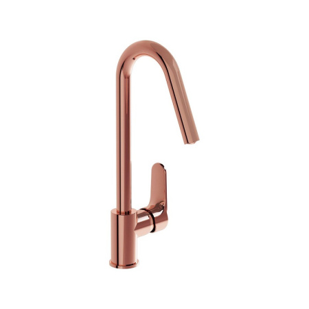 Смеситель для кухонной мойки VitrA Root Round A4274226EXP, медь