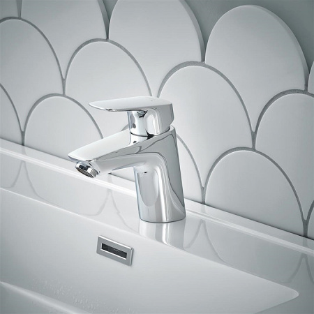 Смеситель для раковины с донным клапаном LowFlow Hansgrohe Logis 71078000 хром