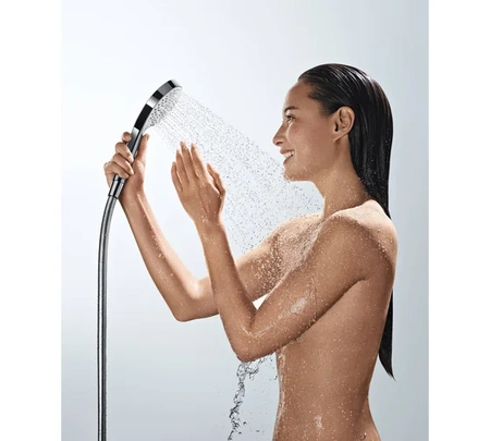 Ручной душ Hansgrohe Croma Select E Vario EcoSmart 26813400 белый/хром