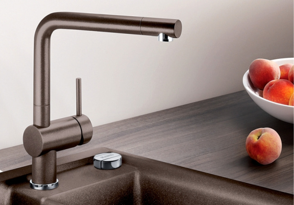 Смеситель для кухни Blanco LINUS Silgranit (мускат) 521742