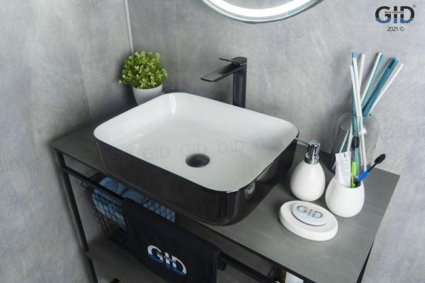 Раковина накладная (50х39) Gid Nc366