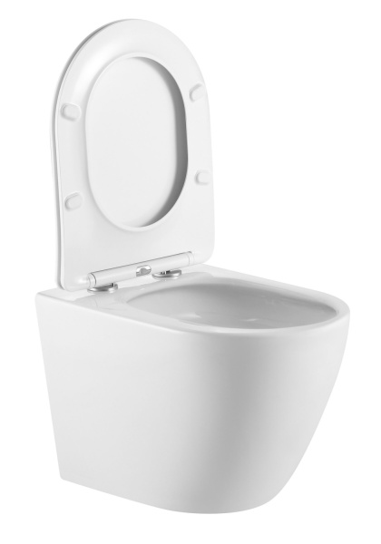 Унитаз подвесной безободковый SantiLine SL-5025Z с сиденьем микролифт