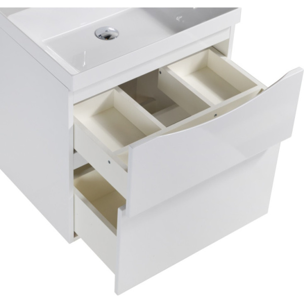 База под раковину подвесная BelBagno MARINO-600-2C-SO-BL-P Bianco Lucido