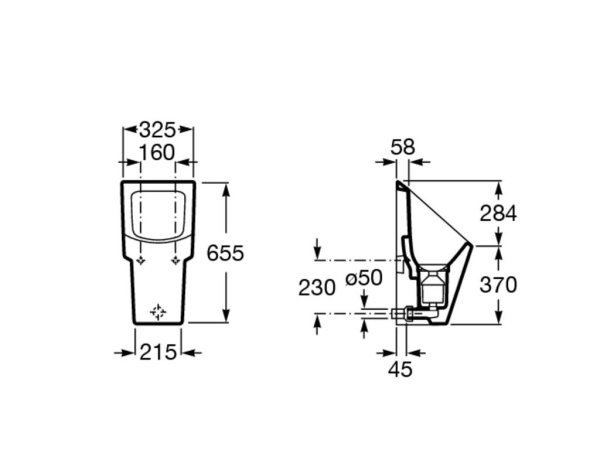 Писсуар Roca Hall 353621000