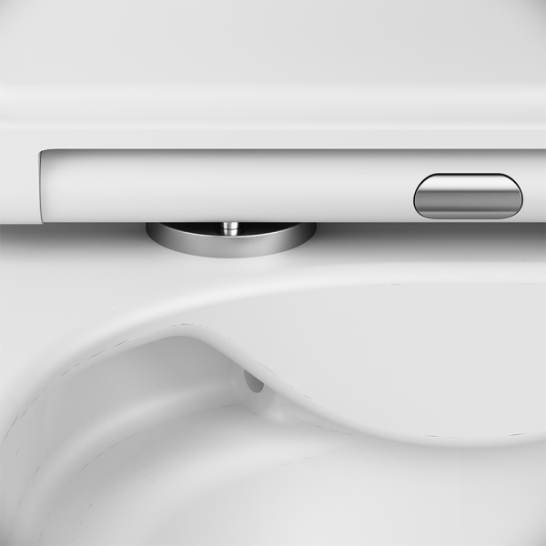 Унитаз подвесной безободковый AM.PM Func C8F1701MWSC с крышкой