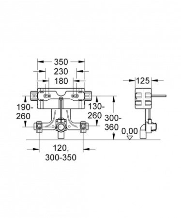 Система инстляции для биде GROHE Uniset 37578001