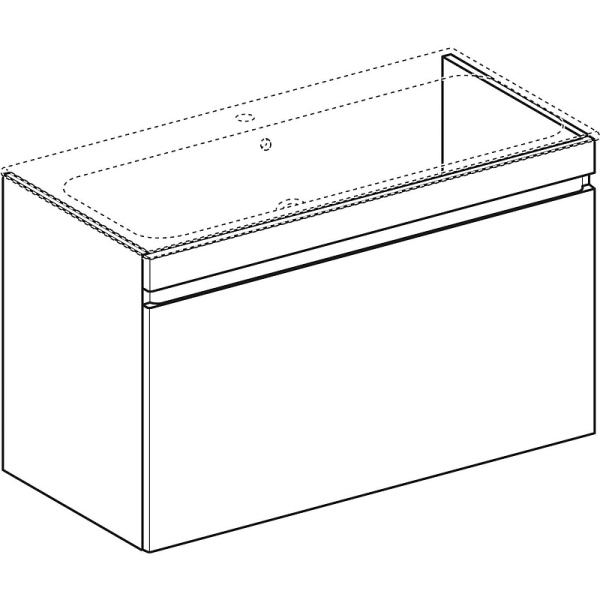 Тумба с раковиной Geberit Renova Plan 869500000