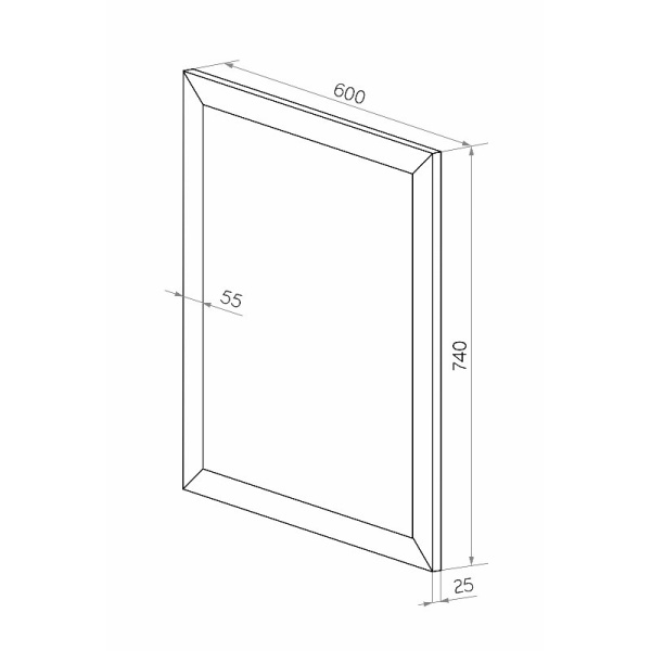 Зеркало (60x74) Continent Версаль Б129