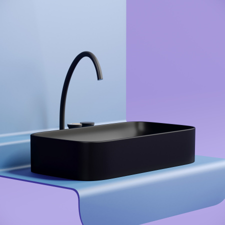 Раковина накладная (70,5х38) Ceramica Nova ELEMENT CN6054MB