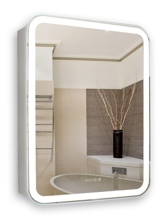 Зеркало-шкаф (51х76) Silver Mirrors Фиджи 50 LED-00002361