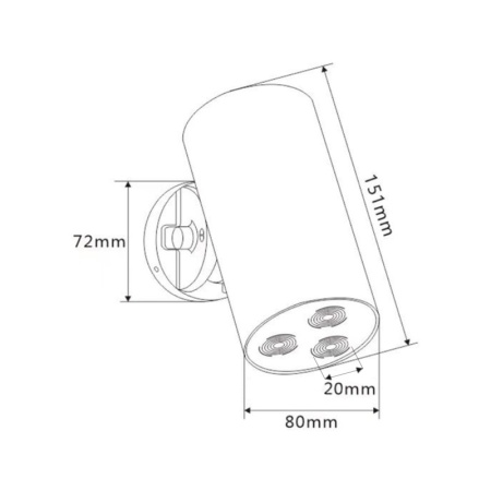 Верхний душ Bronze de Luxe LIBERTY 501BG