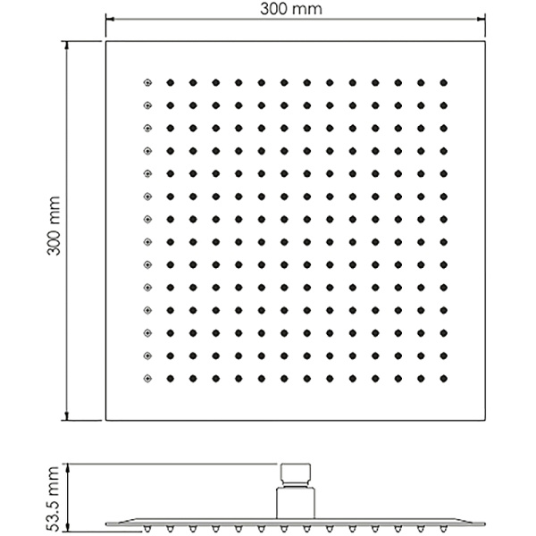 Верхний душ WasserKRAFT A260
