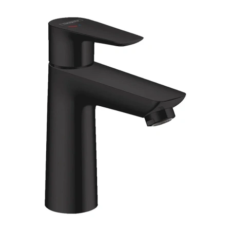 Смеситель для раковины без донного клапана CoolStart Hansgrohe Talis E 71714670 черный матовый