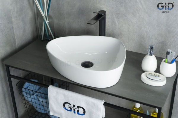 Раковина накладная (50х40) Gid N9386