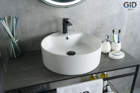 Раковина накладная (46х46) Gid N9008b