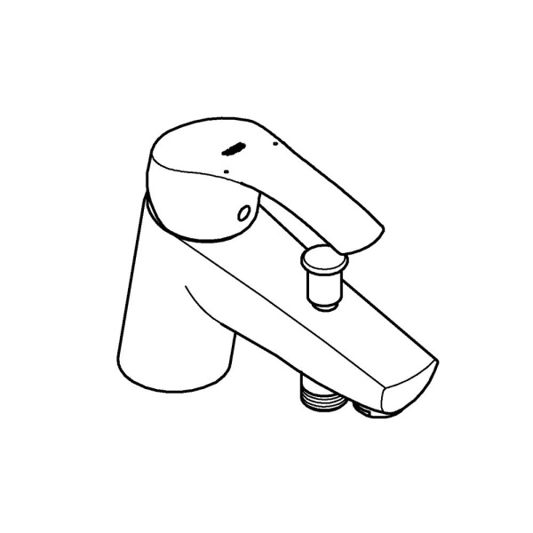 Смеситель на бортик ванны Grohe Eurosmart New 33412 002 (33412002) хром