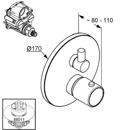 Душевой комплект Kludi Zenta 388320545