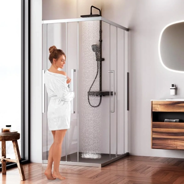 Душевой уголок AM.PM Func 120x90 W84G-403-12090-MT хром матовый