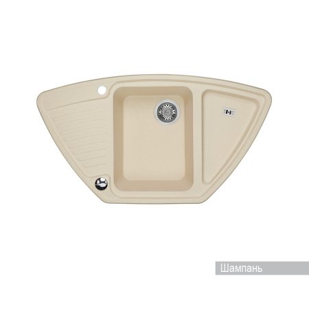 Кухонная мойка Aquaton Лория 1A715032LR290 шампань