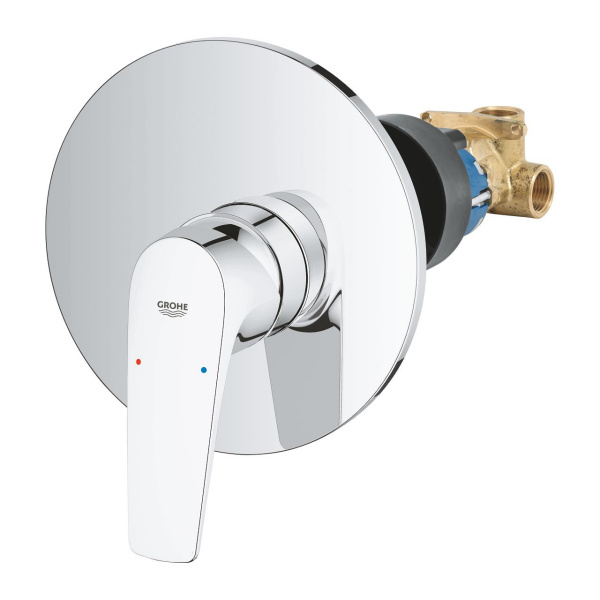 Смеситель однорычажный для душа Grohe BauFlow  29112 000 (29112000) хром