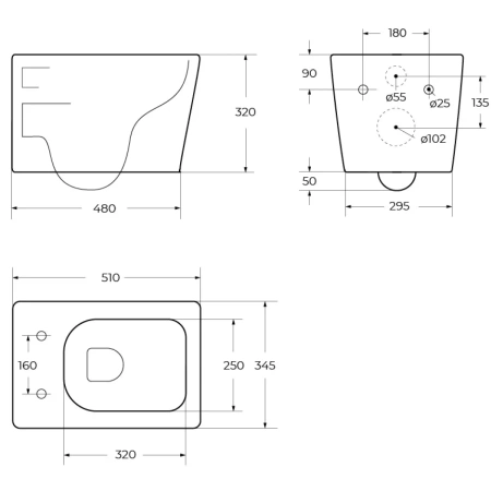Унитаз подвесной BelBagno Due 2.0 BB7107CHR/SC безободковый, с сиденьем микролифт, белый